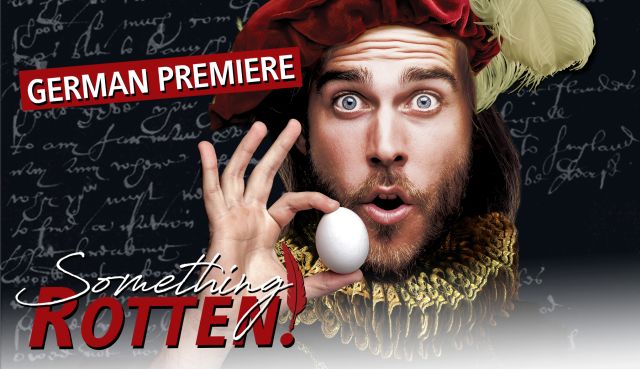 Chris Tarsey stars in the German Premiere of Something Rotten!